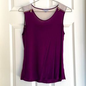 Naked Zebra Zippered Blouse Small